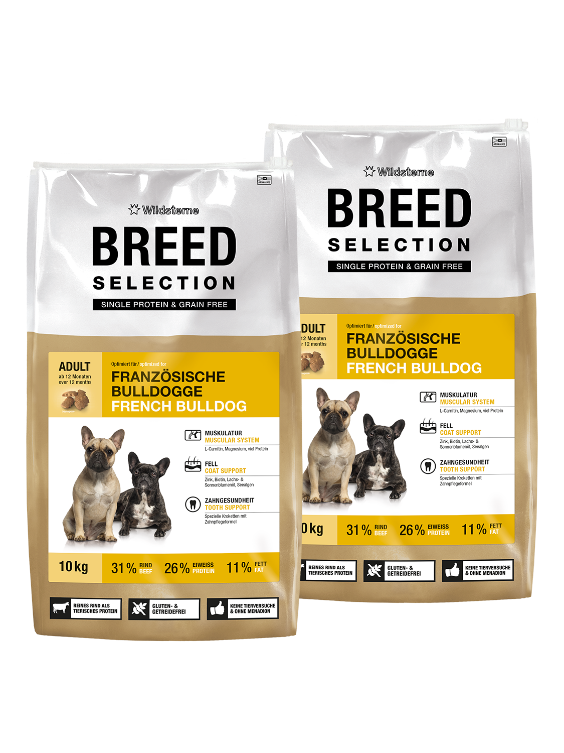 Vorteilspack Breed Selection French Bulldog 2 x 10 kg