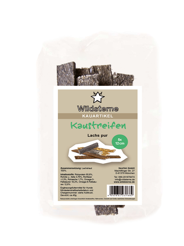 Kaustreifen Lachs pur