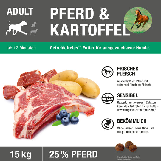 hundefutter pferd kartoffel Pferd & Kartoffel Adult
