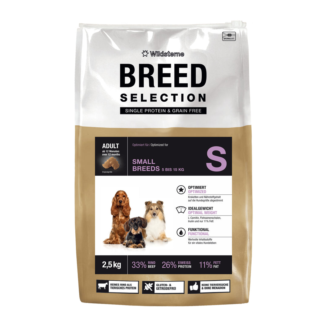 Wildsterne Breed Selection Adult Small (S)  Hundefutter ohne Getreide
