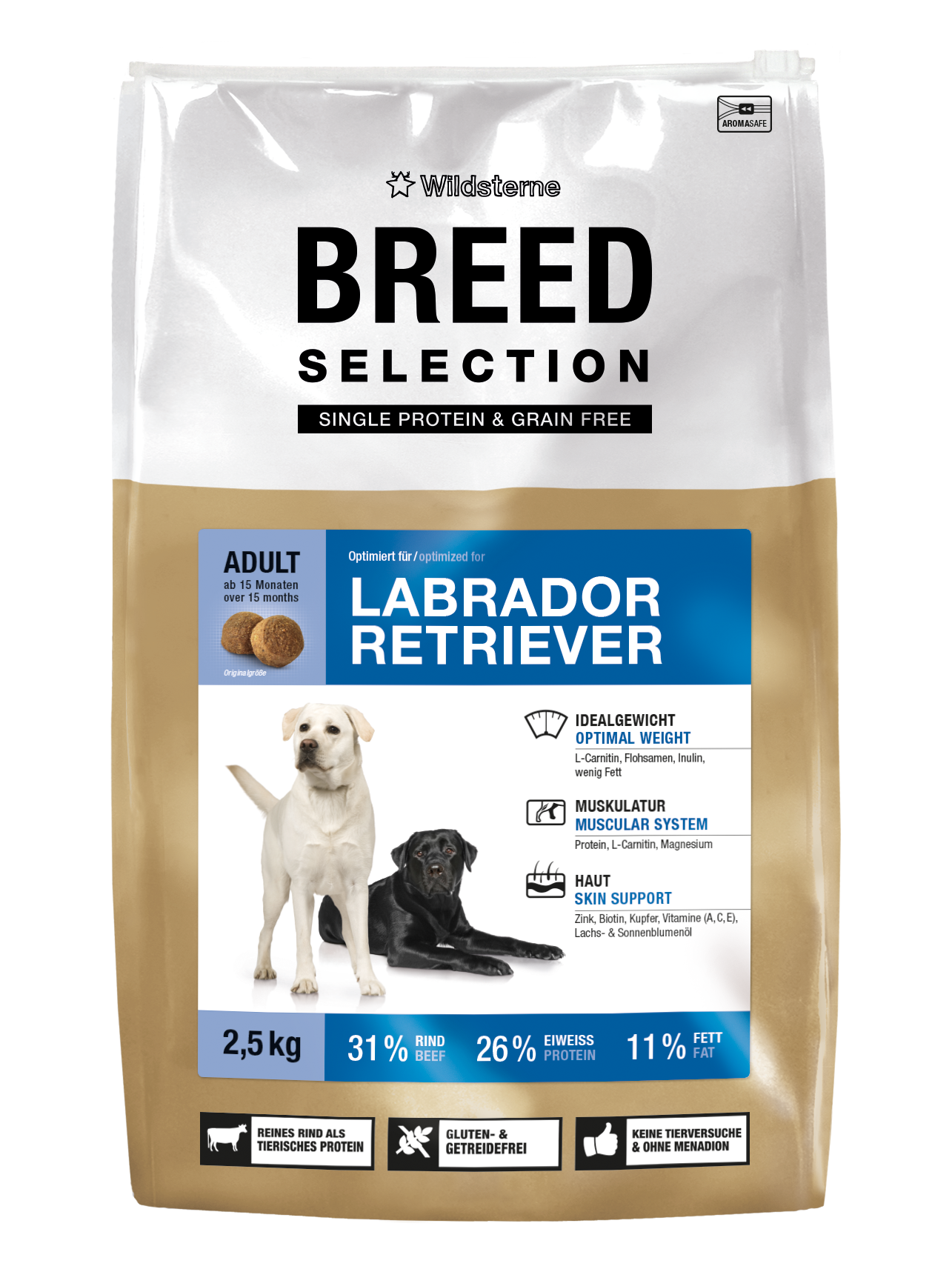 Probierpaket Breed Selection Labrador Retriever 2.5kg